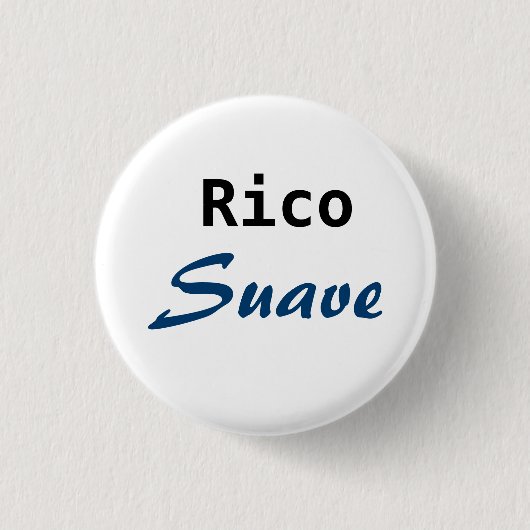 Rico Suave Ronde Button 3,2 Cm (Voorkant)