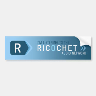 Ricochet Audio Network Bumpersticker