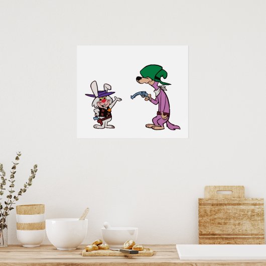 Ricochet Rabbit DroopaLong Poster (Keuken)