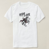 Rid or Die Grim Ripper Halloween T-shirt (Design voorkant)