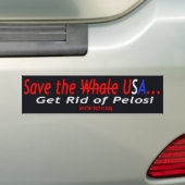 Rid van Pelosi Bumpersticker (Op auto)