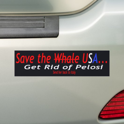 Rid van Pelosi Bumpersticker (Op auto)