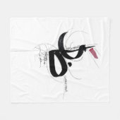 RIDA (Goddelijk Licht) Fleece Deken (Voorkant (Horizontaal))