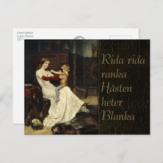 Rida rida ranka CC0292 Edelfelt Briefkaart (Voorkant / Achterkant)