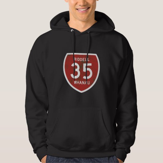 Riddell whānau SH35 hoodie (Voorkant)
