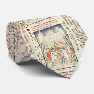 Ridder Cifar kijkt toe hoe het vijandelijke kamp s Stropdas