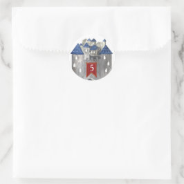 Ridder & Draak Kasteel Feest Favor Sticker