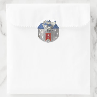 Ridder & Draak Kasteel Feest Favor Sticker