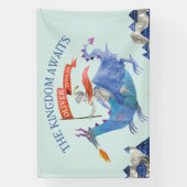 Ridder & Draak Verjaardag Spandoek (Verticaal)