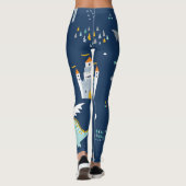 Ridder Dragon Castle Childish Patroon Leggings (Achterkant)