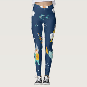 Ridder Dragon Castle Childish Patroon Leggings