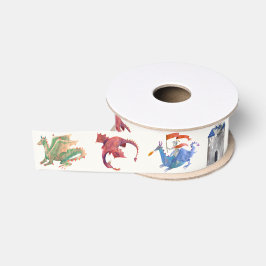 Ridder en Draak Grosgrain Lint