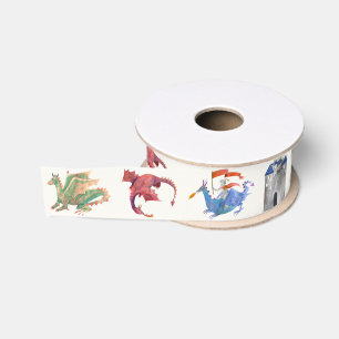 Ridder en Draak Grosgrain Lint