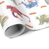 Ridder en Draak Inpakpapier (Rol Hoek)