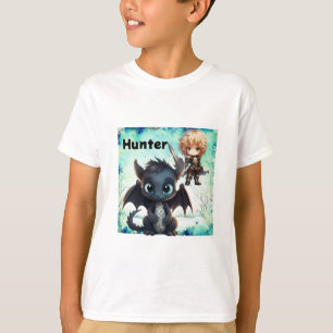 Ridder en draak jongen's T-shirt