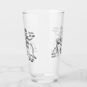 Ridder en Paard Glas Tumbler (Links)