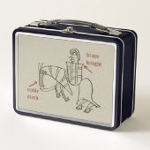 Ridder en Paard Metalen Lunchbox (Voorkant)