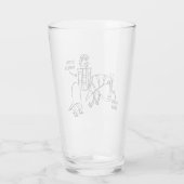 Ridder en Steed Glass Tumbler (Achterkant)