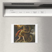 Ridder in Gouden Wapenrusting vs. De Draak Magneet (Insitu (Vaatwasser))