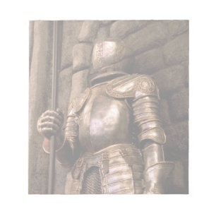 Ridder in Pantser Notitieblok