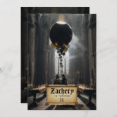 *~* Ridder Kasteel Fantasie Middeleeuws AP88 Verja Kaart (Voorkant / Achterkant)