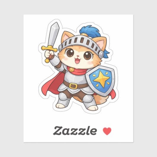 Ridder Kat Sticker (Vel)