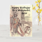 RIDDER KINDER WENSKAART KAART (Gele Bloem)