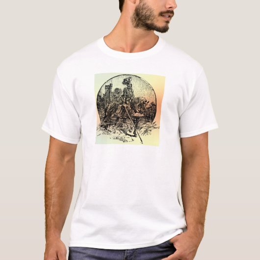 Ridder klaar voor steekspel t-shirt (Voorkant)