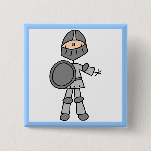 Ridder Koninklijk Vierkante Button 5,1 Cm (Voorkant)