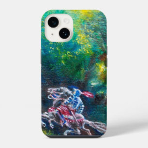 RIDDER LANCELOT, PAARDRIJDEN IN GROEN BOS iPhone 14 HOESJE