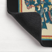 Ridder met adelaar heraldiek, 14e eeuw middeleeuws muismat (Hoek)