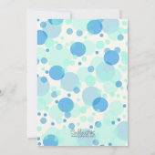 Ridder met ballon verjaardagsuitnodiging kaart (Achterkant)