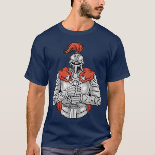 Ridder Middeleeuwse Ridders Battle RPG Fantasy T-shirt