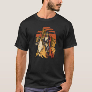 Ridder Op Paard Middeleeuwse Renaissance Kermis Pr T-shirt