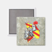 Ridder Paard Faux Stone Magneet (Voorkant / Achterkant)