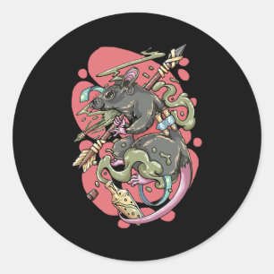 ridder ronde sticker
