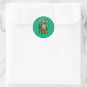 Ridder van het moeras – Sticker van Cute Frog Knig (Tas)
