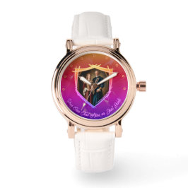 Ridder Wapen Middeleeuws Oud Fashioned Gift Horloge