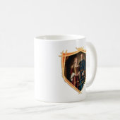 Ridder Wapen Middeleeuws Oud Fashioned Gift Koffiemok (Voorkant rechts)