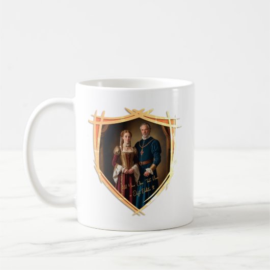 Ridder Wapen Middeleeuws Oud Fashioned Gift Koffiemok (Links)