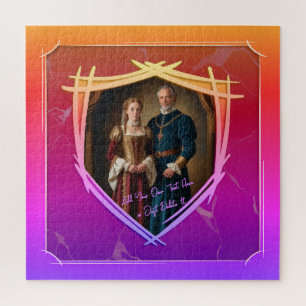 Ridder Wapen Middeleeuws Oud Fashioned Gift Legpuzzel