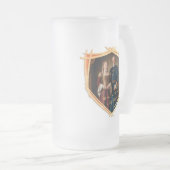 Ridder Wapen Middeleeuws Oud Fashioned Gift Matglas Bierpul (Voorkant rechts)