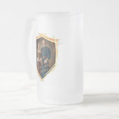 Ridder Wapen Middeleeuws Oud Fashioned Gift Matglas Bierpul (Voorkant links)