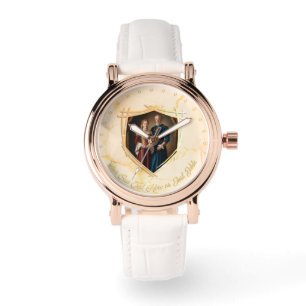 Ridder Wapen Middeleeuws Ouderwets Cadeau Horloge