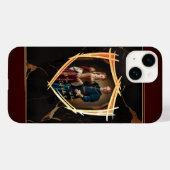 Ridder Wapen Schild Middeleeuws Ouderwets Cadeau Case-Mate iPhone Case (Achterkant (horizontaal))