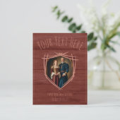 Ridder wapenschild Middeleeuwse ouderwetse Vintage Briefkaart (Staand voorkant)