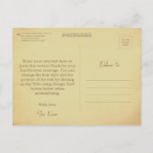 Ridder wapenschild Middeleeuwse ouderwetse Vintage Briefkaart (Achterkant)