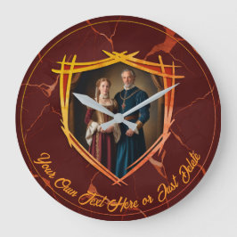 Ridder wapenschild Middeleeuwse ouderwetse Vintage Grote Klok