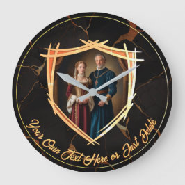 Ridder wapenschild Middeleeuwse ouderwetse Vintage Grote Klok