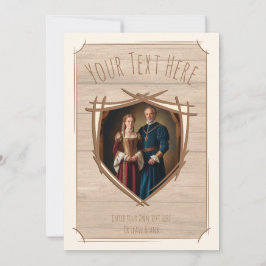 Ridder wapenschild Middeleeuwse ouderwetse Vintage Kaart